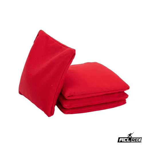 1x4 Cornhole Bags - ACL REC - Granulaat vulling Cornhole Bags Wicked Wood Games Rood