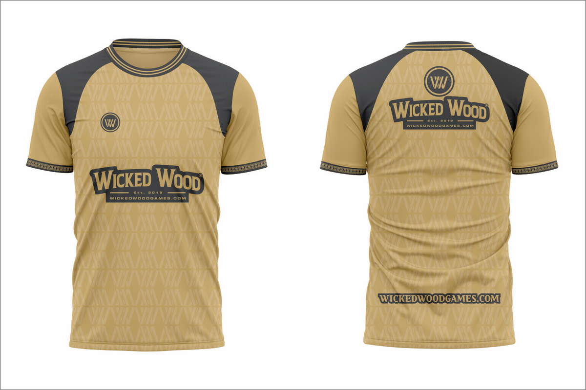 Wicked Wood 2026 Jersey - Gold Wicked Wood Games