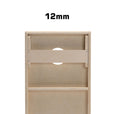 Wicked Wood Games Boards - ACL REC - Premium 12mm - 120x60 - Wicked Wood Logo ACL
