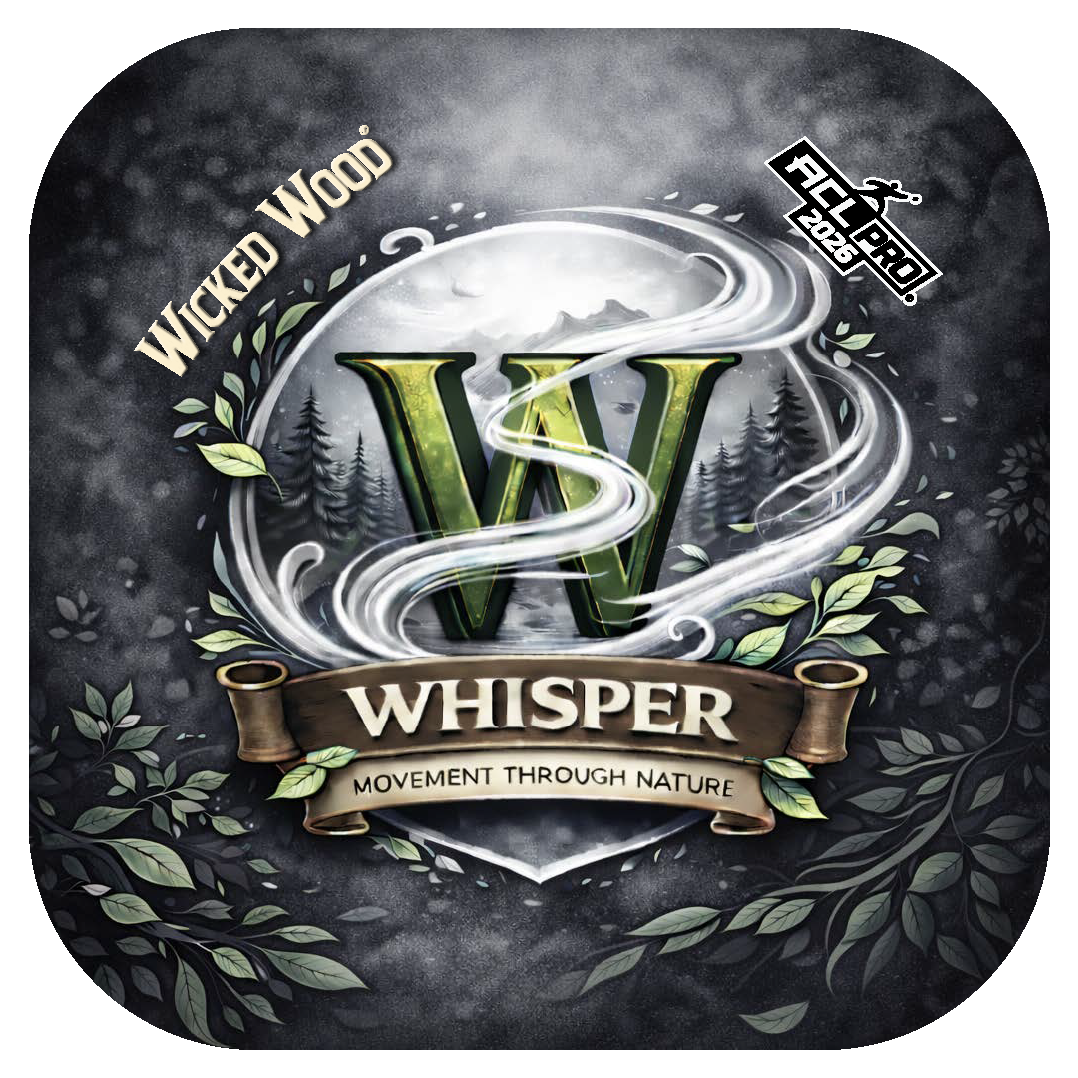 Wicked Wood - WHISPER - ACL Pro Series - 2026 Cornhole Bags Wicked Wood Games Pitch Black
