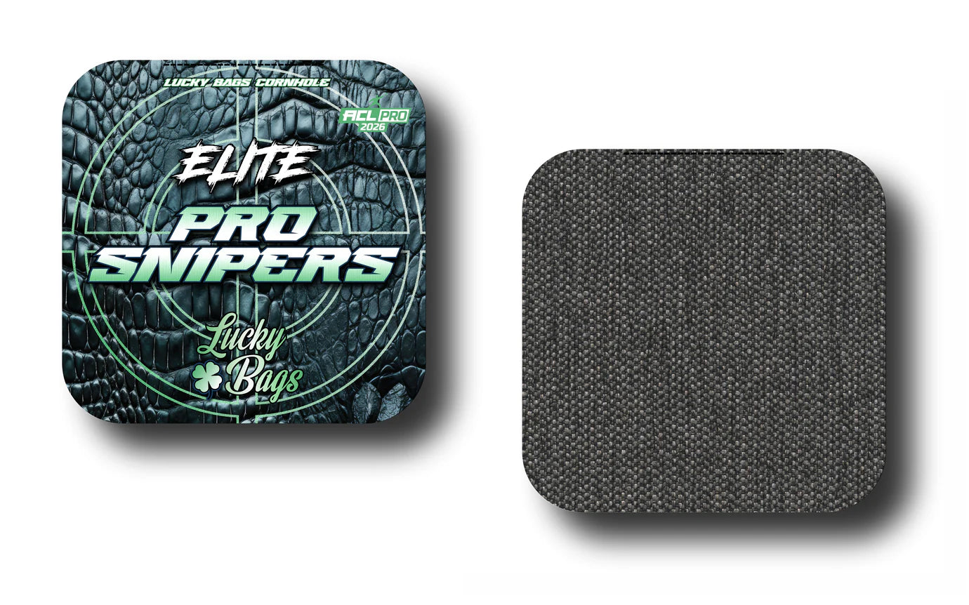 Lucky Bags - Pro Sniper Elite 2026 - ACL Pro Cornhole Bags Lucky Bags Alligator
