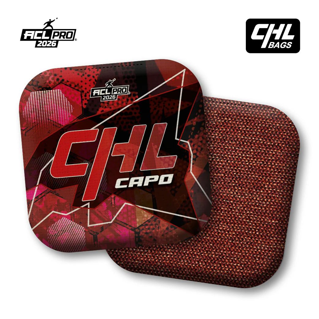 CHL Bags - Capo - ACL Pro 2026 Cornhole Bags Wicked Wood Games Red