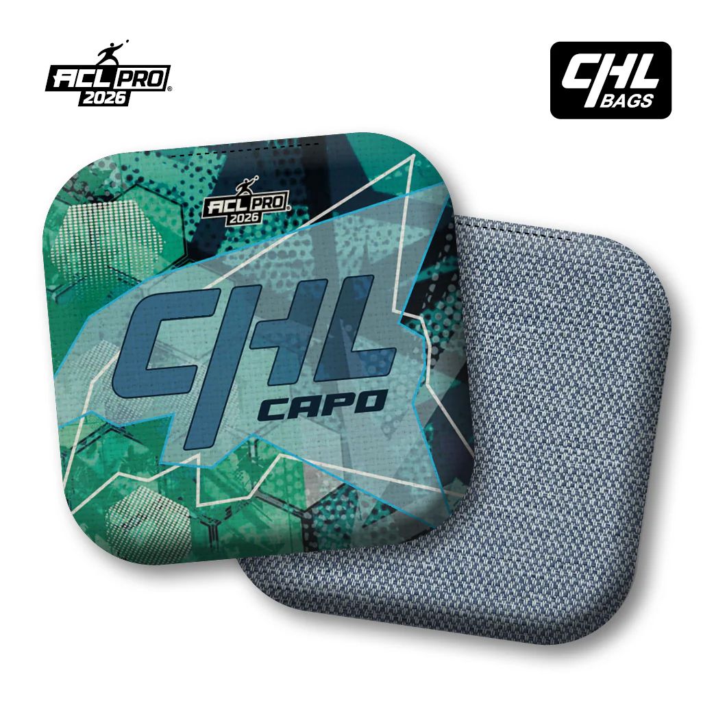 CHL Bags - Capo - ACL Pro 2026 Cornhole Bags Wicked Wood Games Teal
