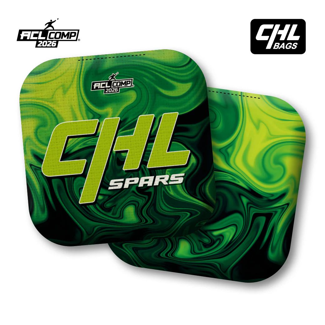 CHL Bags - Spars - ACL Comp 2026 Cornhole Bags CHL Bags Green Swirl