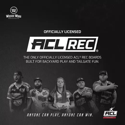 RAILS - Cornhole Set - 2 board / 2x4 zakjes Cornhole sets Wicked Wood Games