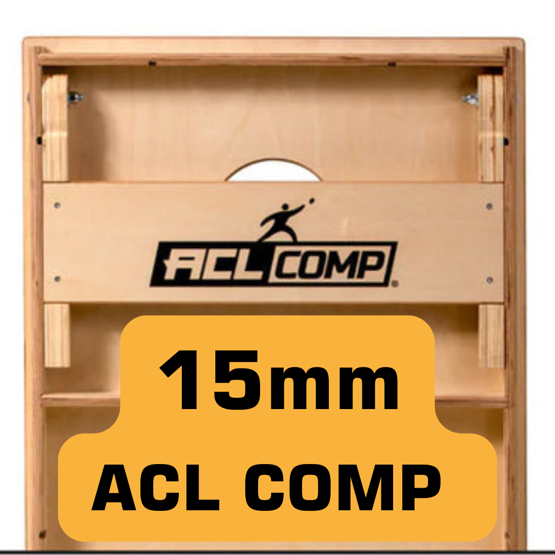 BATTLE ZONE - Cornhole Set - 2 Boards - Goedgekeurd door de American Cornhole League (ACL REC) Cornhole sets Wicked Wood Games 15mm - COMP