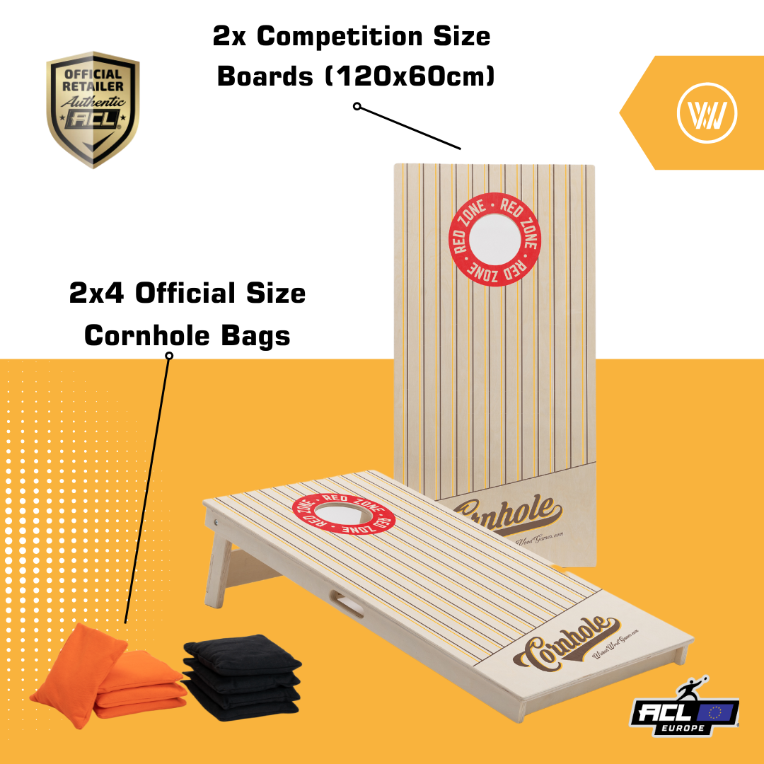 VINTAGE - Cornhole Set - 2 board / 2x4 zakjes Cornhole sets Wicked Wood Games