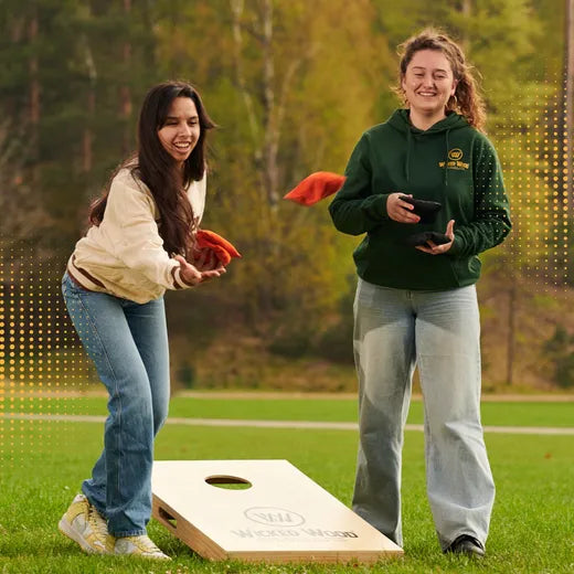TRIANGLE - Cornhole Set - 2 board / 2x4 zakjes Cornhole sets Wicked Wood Games