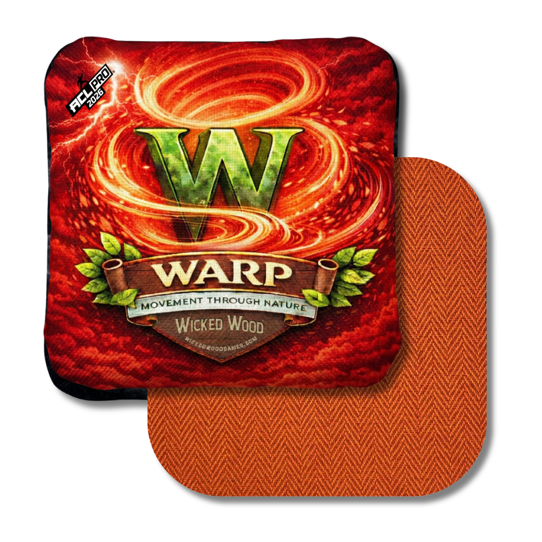 Wicked Wood - WARP - ACL Pro Series - 2026 Cornhole Bags Wicked Wood Games Red Alert