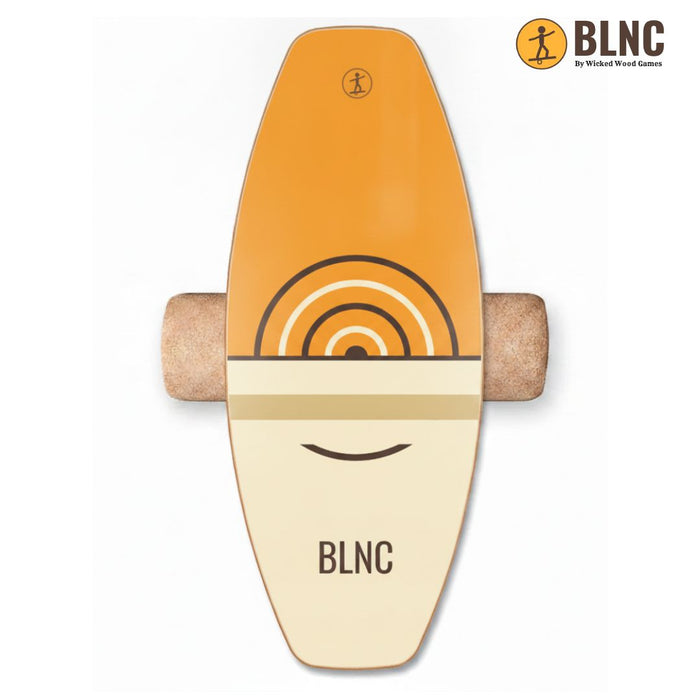 BLNC Balance Boards - TRICK Style - SUNSET Design - Incl Roller Balance Boards Wicked Wood Games