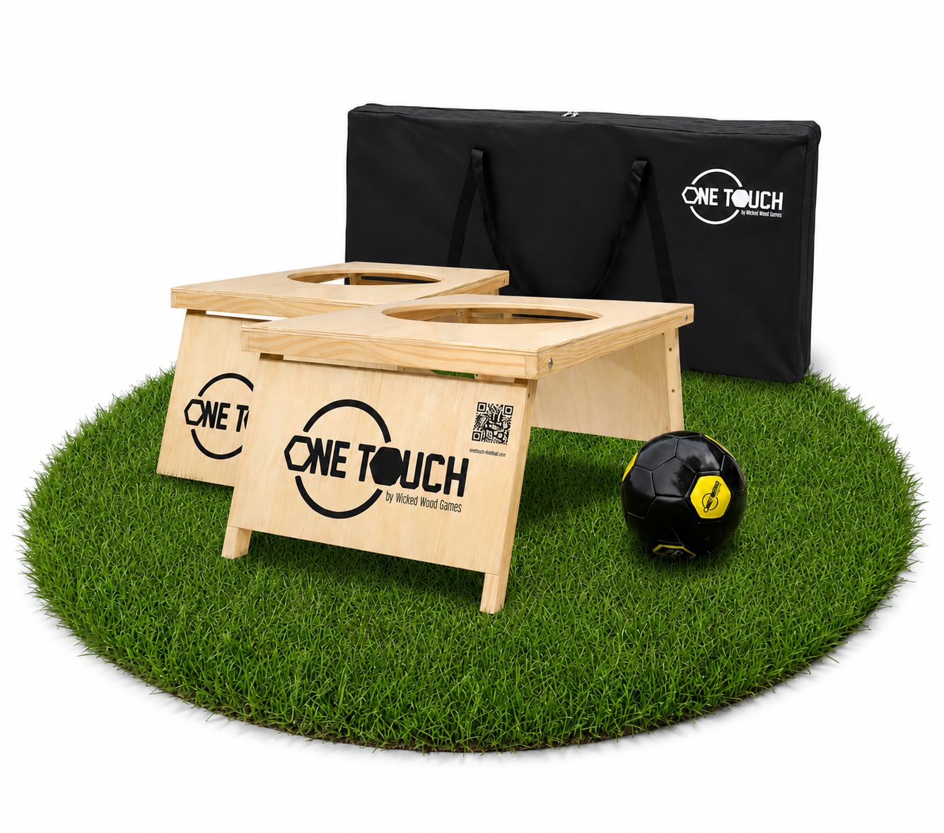 OneTouch Voetbalspel - Inclusief 2 boards / Premium Voetbal / Draagtas