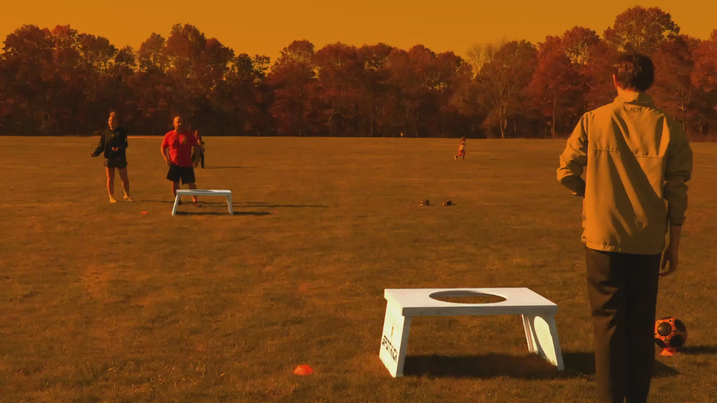 Custom Spotkick - Complete Set Eigen Design - Inclusief 2x boards / Voetbal / Draagtas Cornhole sets Spotkick
