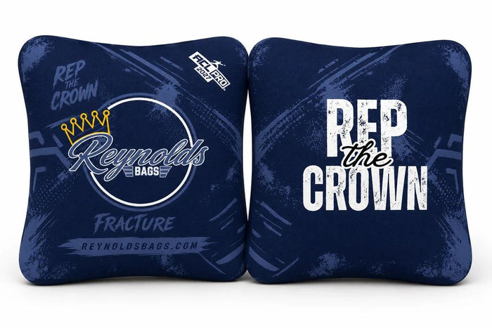 Reynolds Fracture Blue - ACL Pro 2027 Cornhole Bags